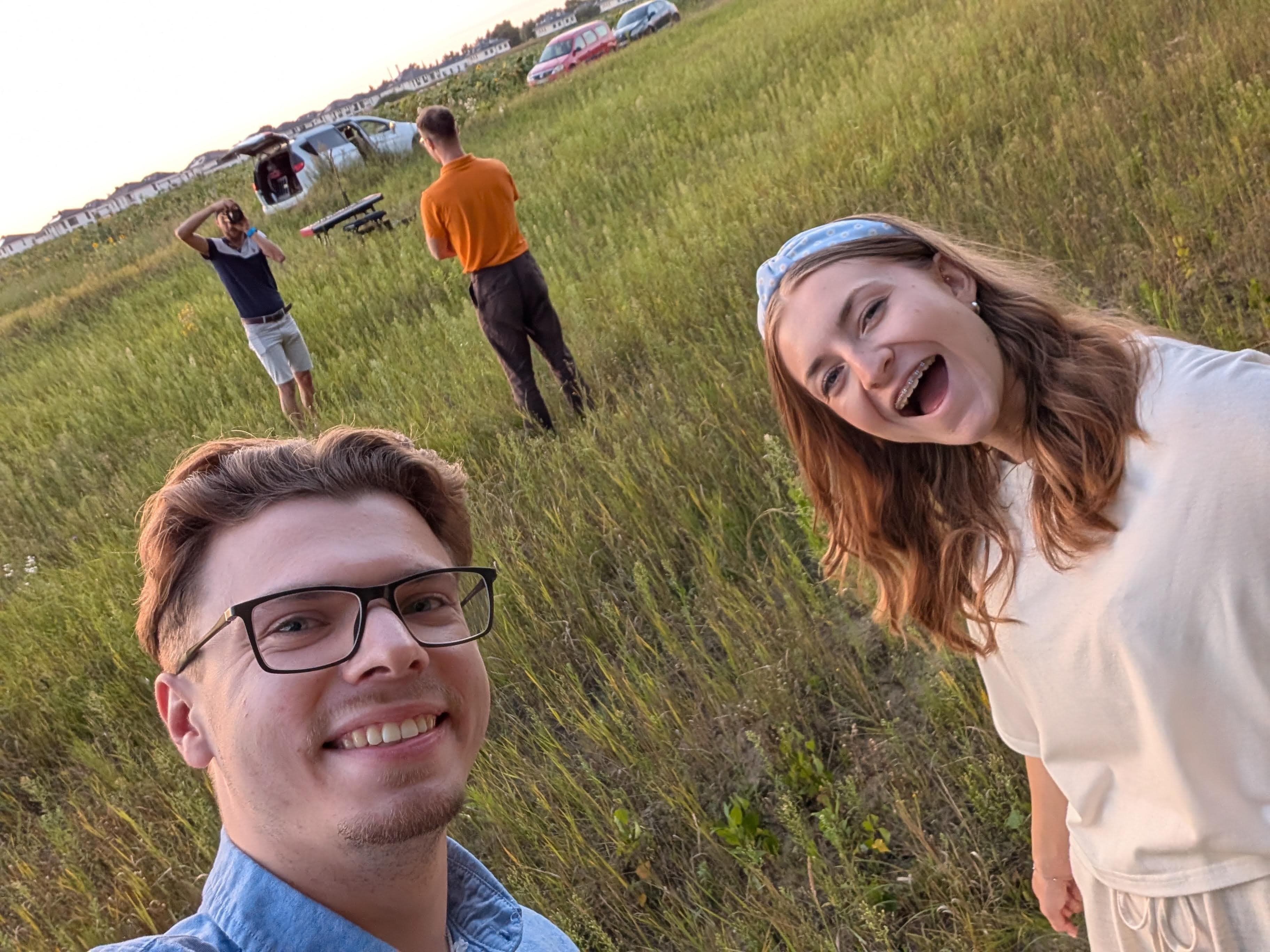 Zespół U Źródła podczas sesji zdjęciowej